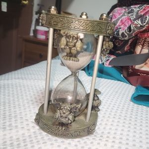 MYSTIC GARGOYLE HOUR GLASS DECOR GOTHIC